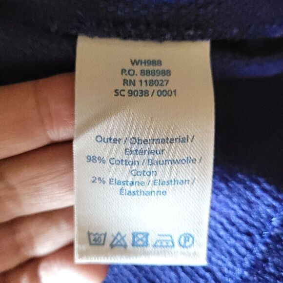 Boden Blue White Textured Pippa Tunic Dress Size 6P Style WH988 - Picture 9 of 14